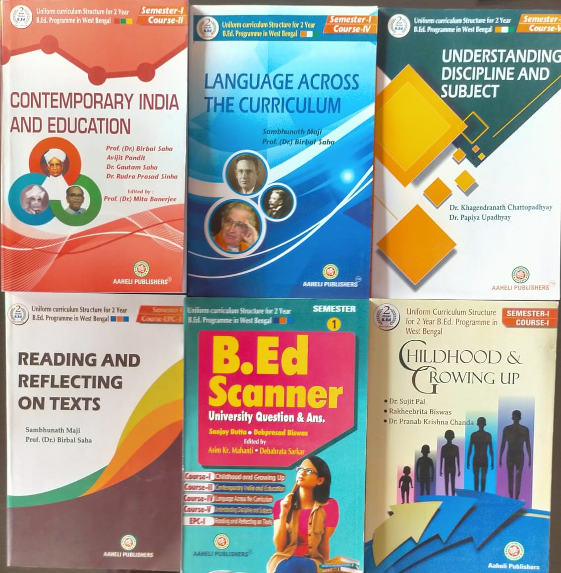 B Ed 1st Semester All Books ( Aaheli Publishers ) 2023